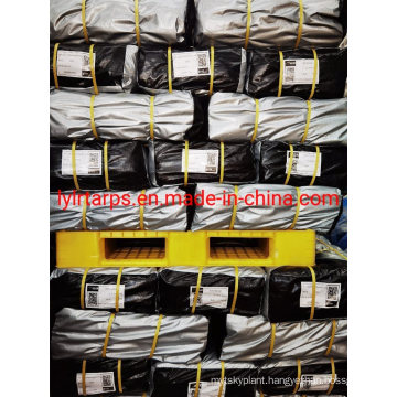 Top Quality Black Silver Finished PE Tarpaulin Sheet